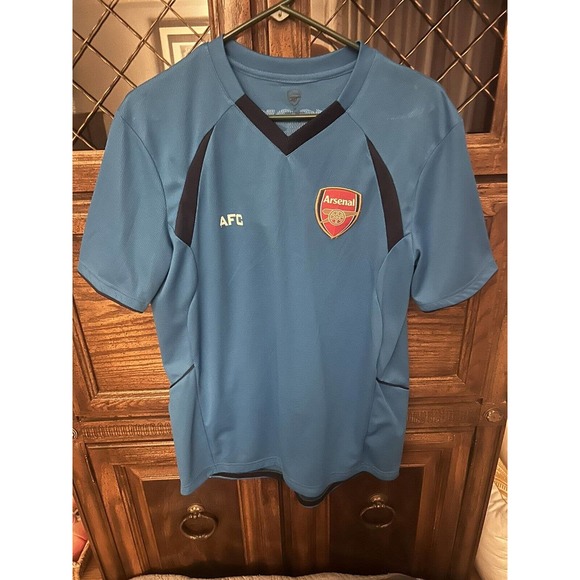 Official Arsenal London Blue Jersey Shirt Soccer Men’s Medium - Picture 1 of 3